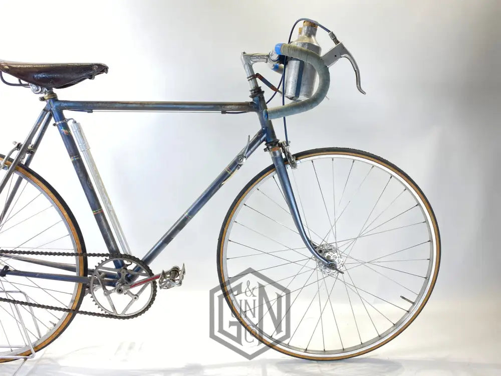 C.1950 Celle Italian Racing Bike With Double Bottle Cage Vintage