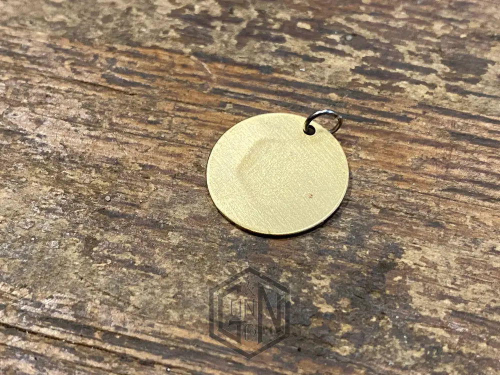 Gunn & Co Hand Stamped Key Fob Badge. 18Mm Badge